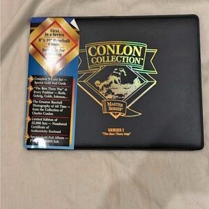 Conlon Collection Master Series I set of 8"x 10" baseball prints/cards